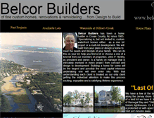 Tablet Screenshot of belcorbuilders.net